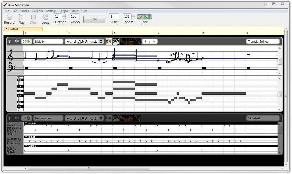sequenceur midi aria minesota
